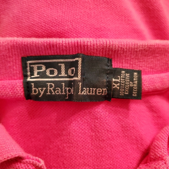 POLO RALPH LAUREN Girls XL Pink - Picture 4 of 4